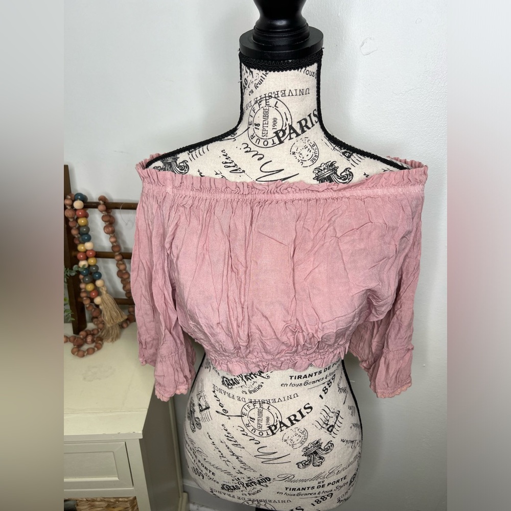Venus Dusty Rose Off-Shoulder Top